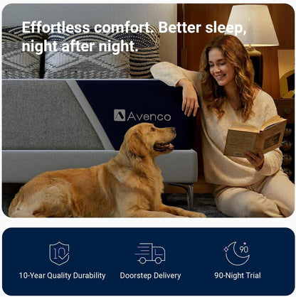 Syncdeep 12 Inch Queen Mattress for Deep Sleep, Memory Foam Mattress16