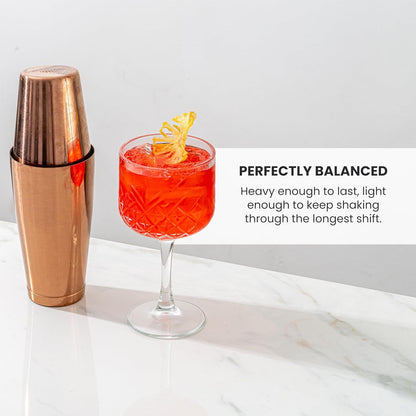 Boston Cocktail Shaker Set, Weighted and Unweighted, 18 Oz | Bartending Tools, 304 Stainless Steel Barware, for Mixing Drinks, Home and Commercial Bars, Handy, Mixology Kit for Beginners4