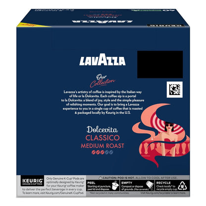 Lavazza Dolcevita Classico, Single-Serve Keurig K-Cup Pods, Medium Roast Coffee, 40-Count Box14