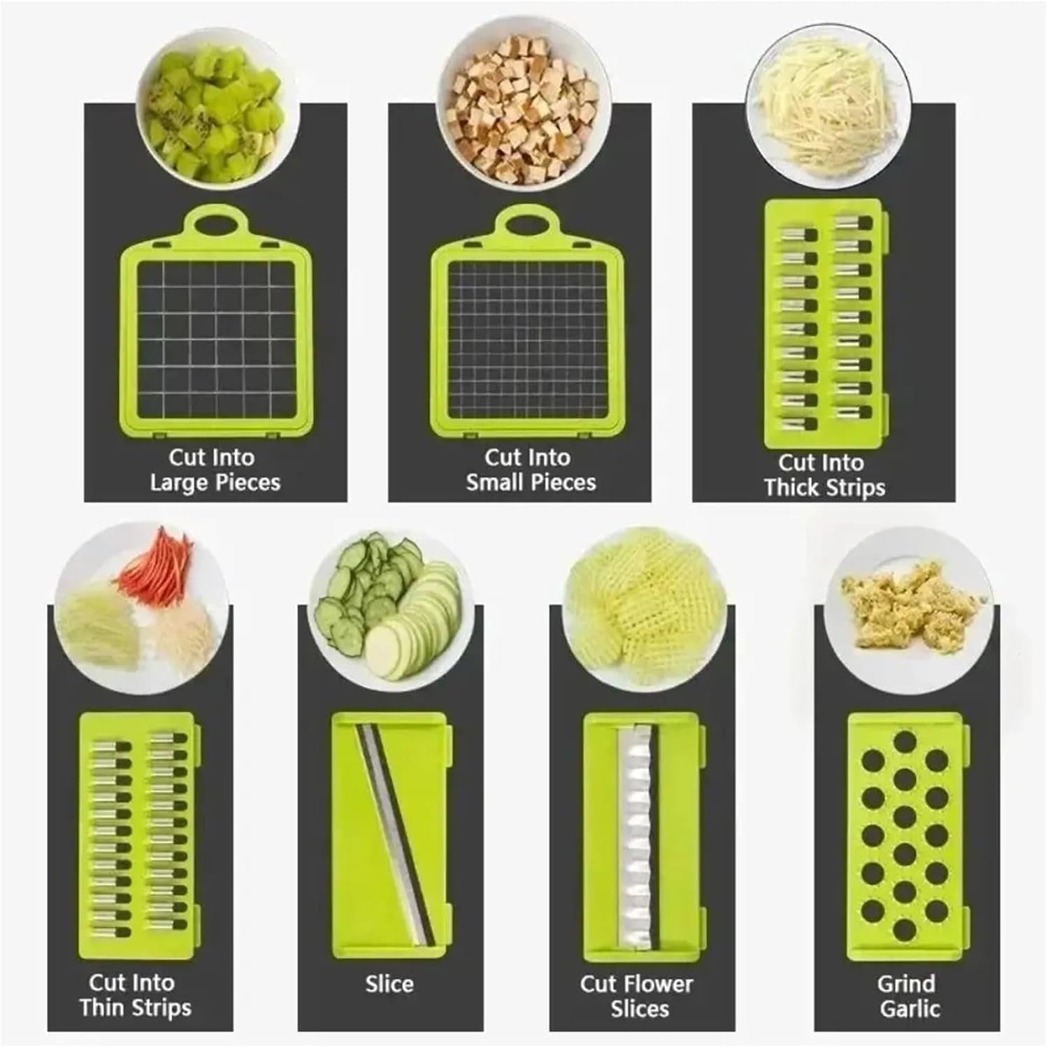 kitchen-vegetable-cutter-with-interchangeable-blades-carrot-grater-potato-peeler-slicer-tool-with-storage-container-green