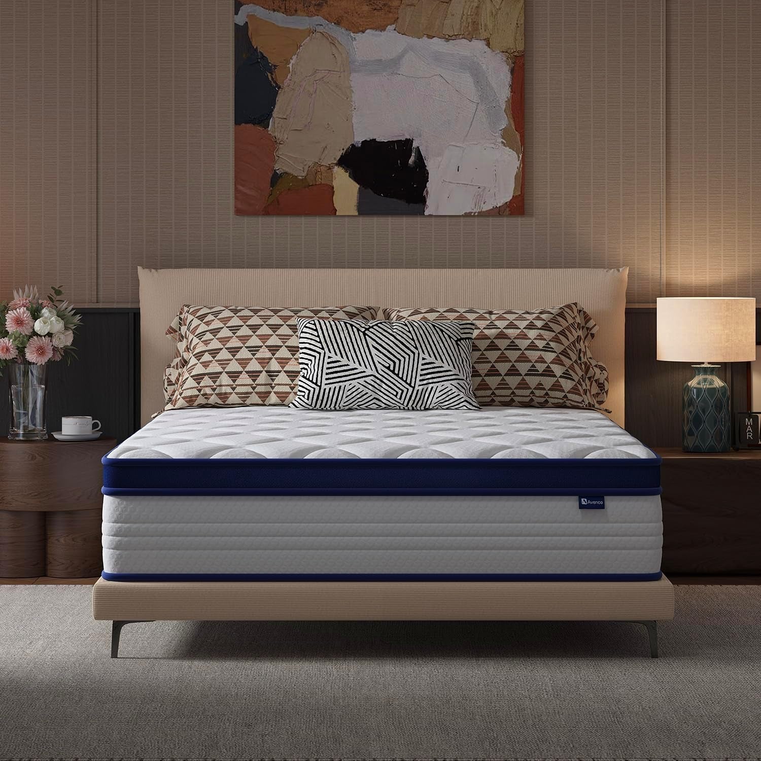 sleepsphere-12-inch-queen-mattress-queen-size-mattresses-with-smart-coil-spring-technology-for-pressure-relief-breathable-cover-motion-isolation-certipur-us-certified-bed-mattress-in-a-box