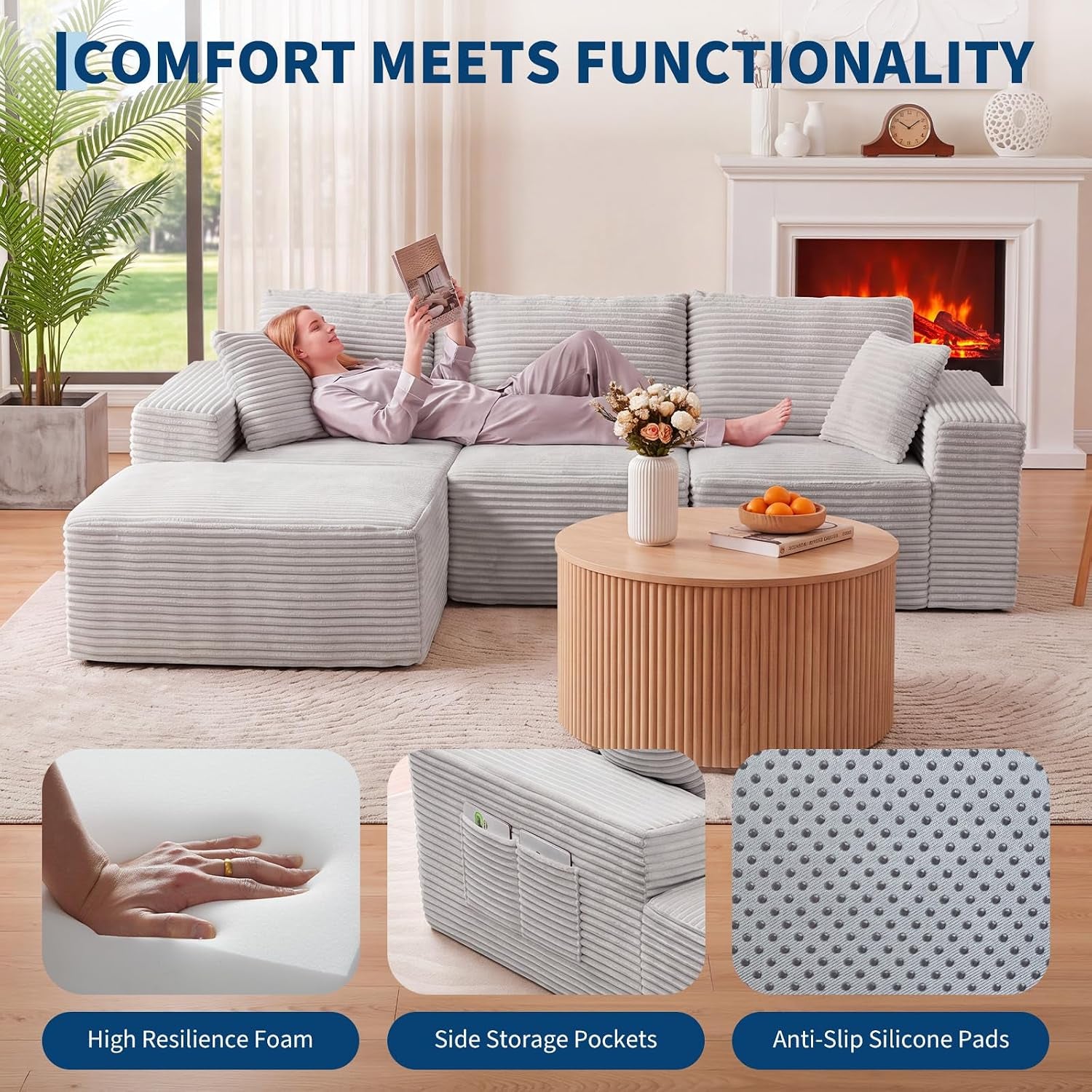 110-boneless-cloud-sectional-couch-for-living-room-l-shaped-3-seater-modular-corduroy-sofa-with-chaise-deep-seated-oversized-boneless-couches-compressed-sofa-in-a-box-no-assembly-grey