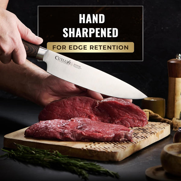 Chef Knife 8" Japanese Kitchen Knife – High Carbon Steel, Full Tang3