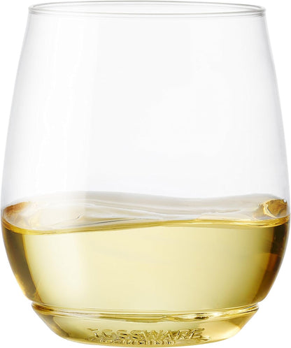 POP 14Oz Vino SET of 12, Recyclable, Unbreakable & Crystal Clear Plastic Wine Glasses, 12 Count (Pack of 1)4