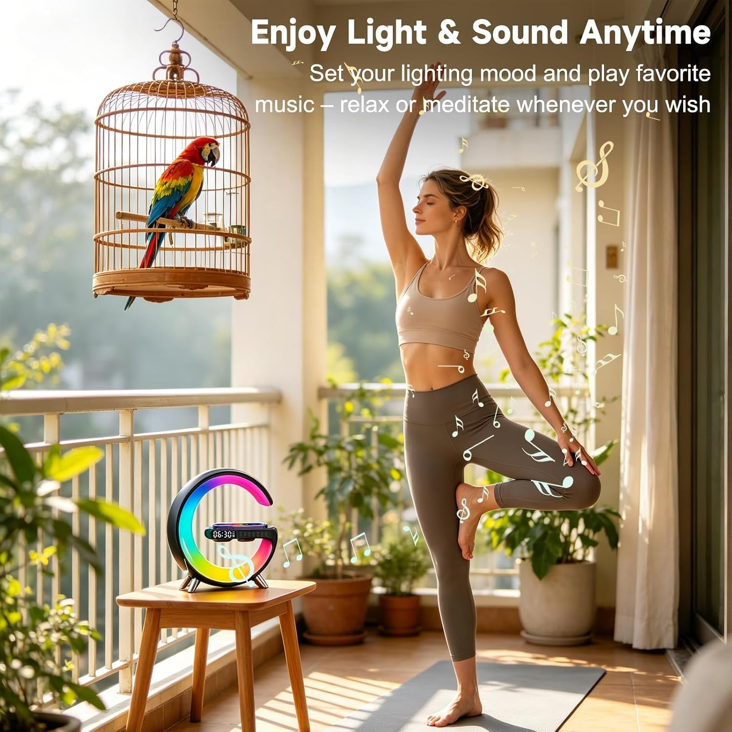 4-in-1-smart-led-table-lamp-alarm-clock-bluetooth-speaker-wireless-charger-app-control-night-light-bedside-lamp-with-fast-charging-station-for-bedroom-home-decor-family-teen-girls-boys-gifts