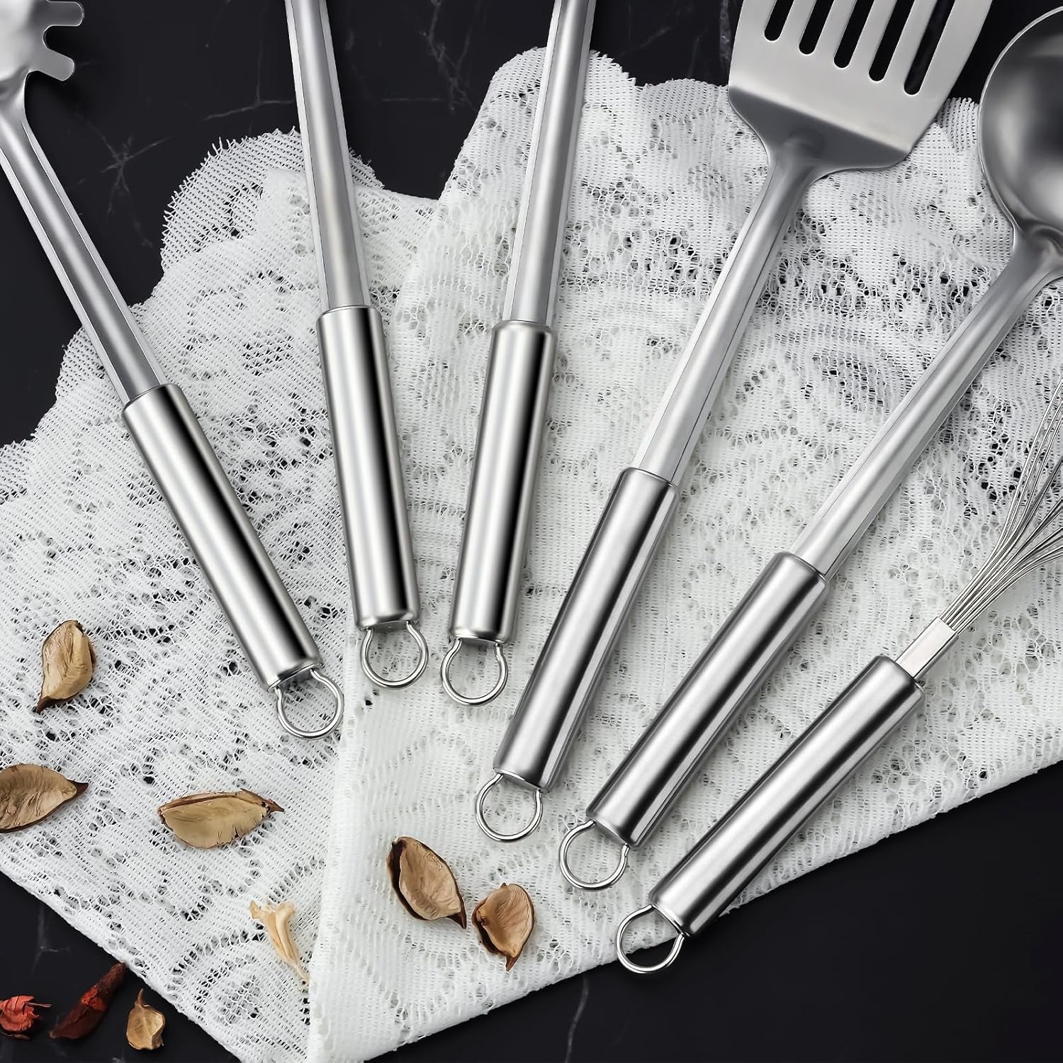 6-piece-kitchen-cooking-utensils-set-stainless-steel-kitchen-utensils-with-suspendable-handle-spatula-slotted-turner-soup-ladle-slotted-spoon-whisk-pasta-server-dishwasher-safe