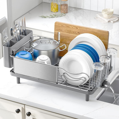 Stainless Steel Dish Drying Rack for Kitchen Counter, 16.9" X12.4"1