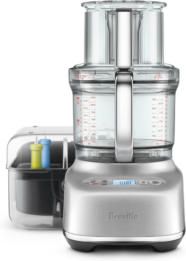 Breville BFP810 Sous Chef 16 Cup Food Processor, Brushed Stainless Steel | Effortlessly Chop, Slice and Shred Large Batches with Precision for Meal Prep and Entertaining | 16 Cup Capacity1