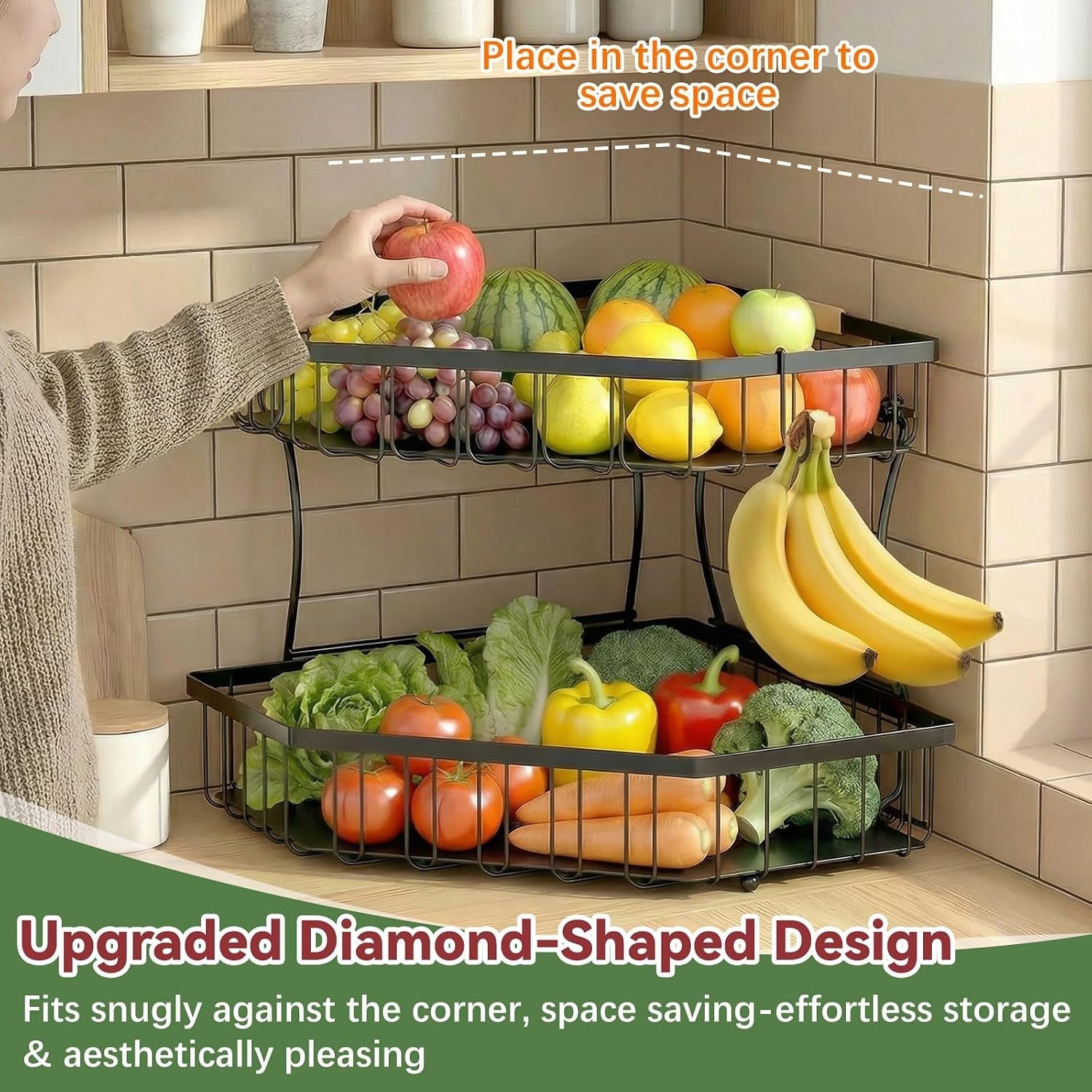 2-tier-fruit-basket-for-kitchen-counter-with-2-banana-hangers-for-corner-detachable-metal-fruit-bowl-with-wooden-handle-large-capacity-fruit-stand-for-bread-fruit-and-vegetable-storage-black