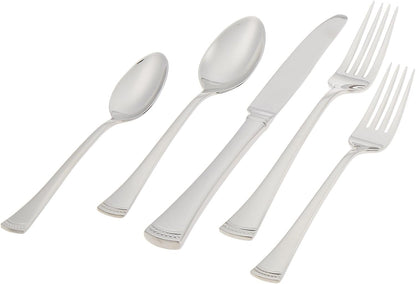 Portola 65-Piece 18/10 Silverware Set for 12, Flatware3