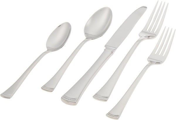 Portola 65-Piece 18/10 Silverware Set for 12, Flatware3