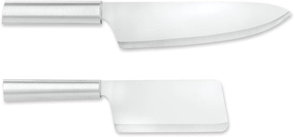 French Chef'S Knife & Chef'S Dicer Bundle, 8-1/2" & 5-1/4" Stainless Steel Blades with Aluminum Handles1