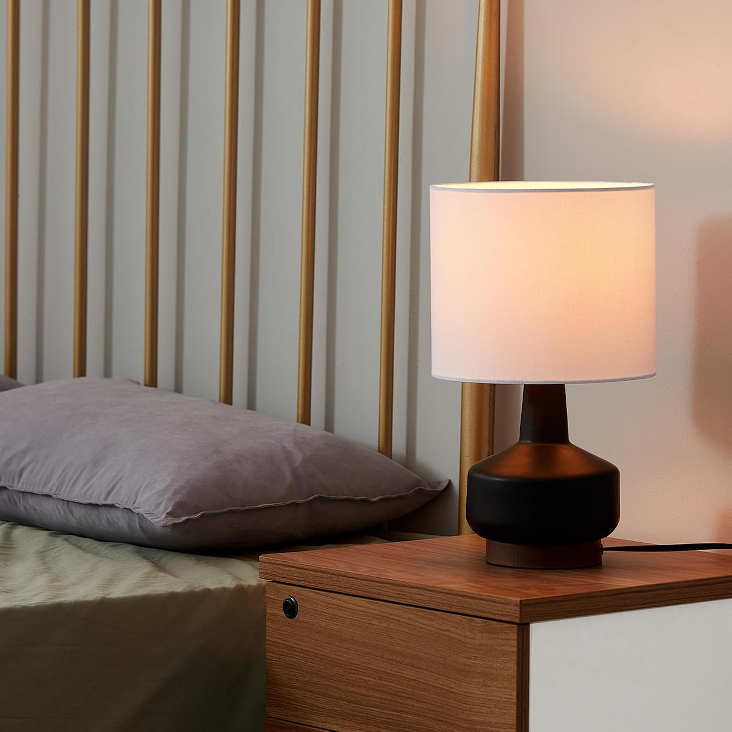 15-ceramic-table-lamp-matte-black-base-wood-toned-accent-white-linen-shade-dual-rotary-switch-modern-bedroom-or-office-lighting-61000046