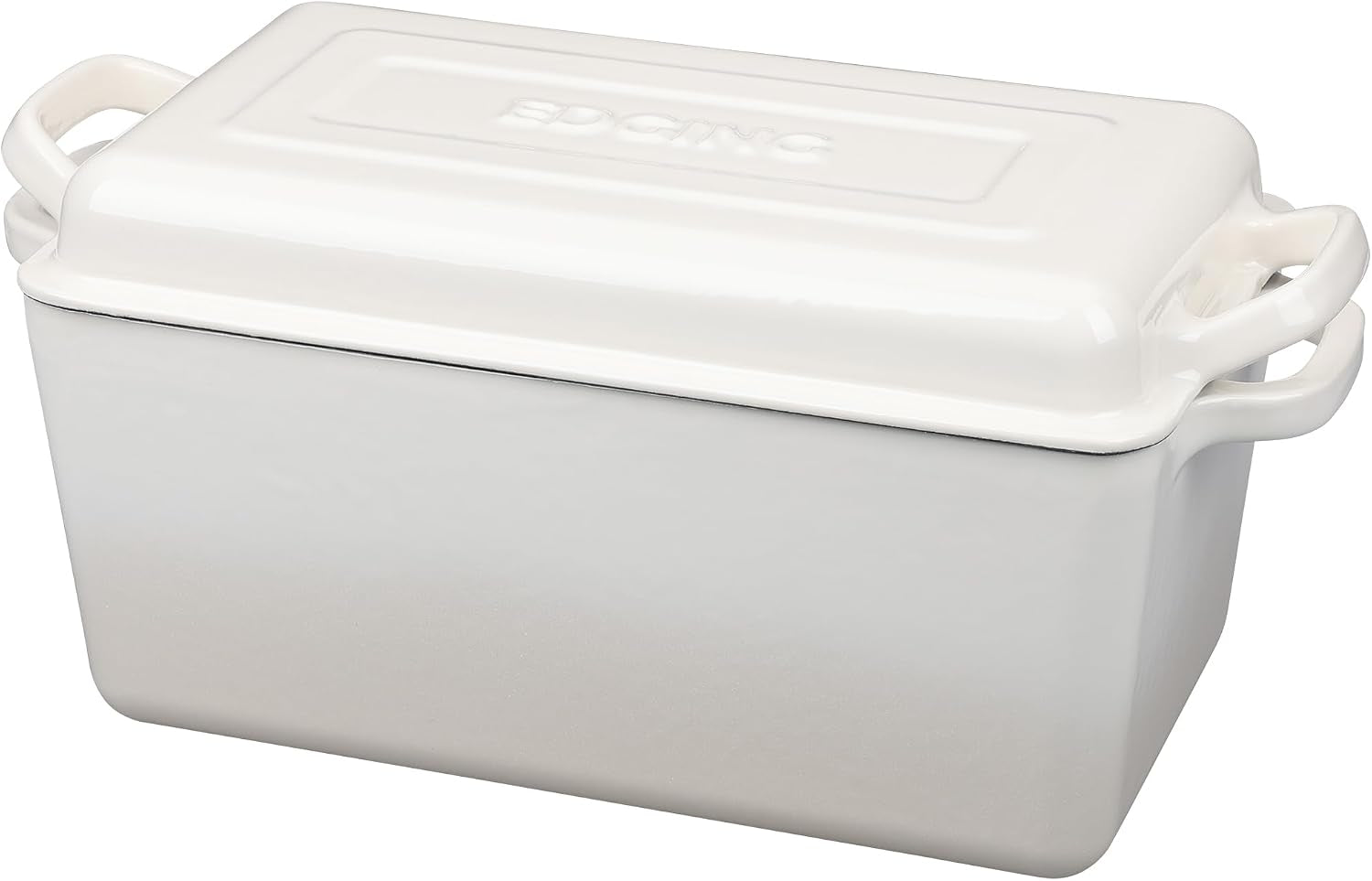 enameled-cast-iron-dutch-oven-oblong-bread-oven-for-sourdough-bread-baking-baking-pan-dual-handles-oven-safe-4-quart-white
