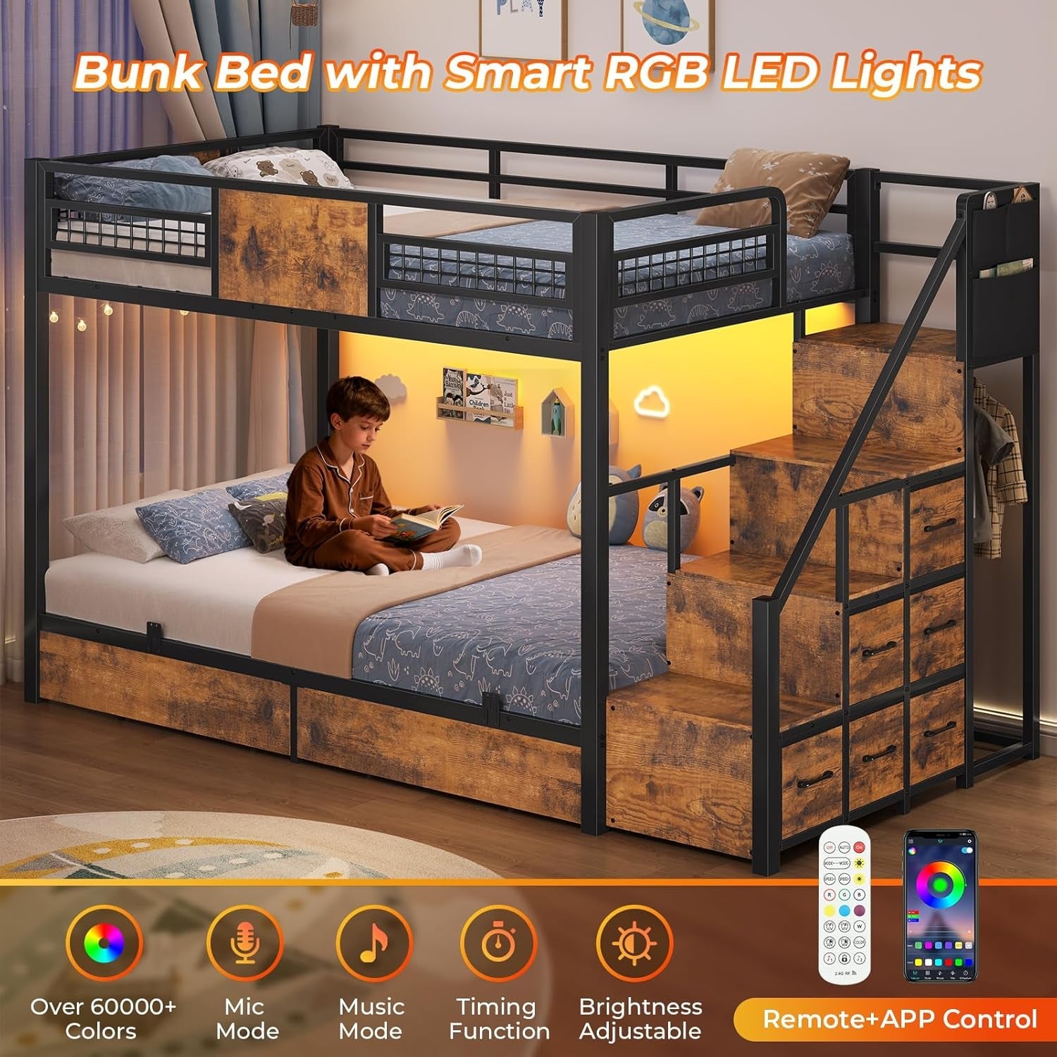 bunk-bed-twin-over-twin-with-stairs-storage-drawers-and-led-lights