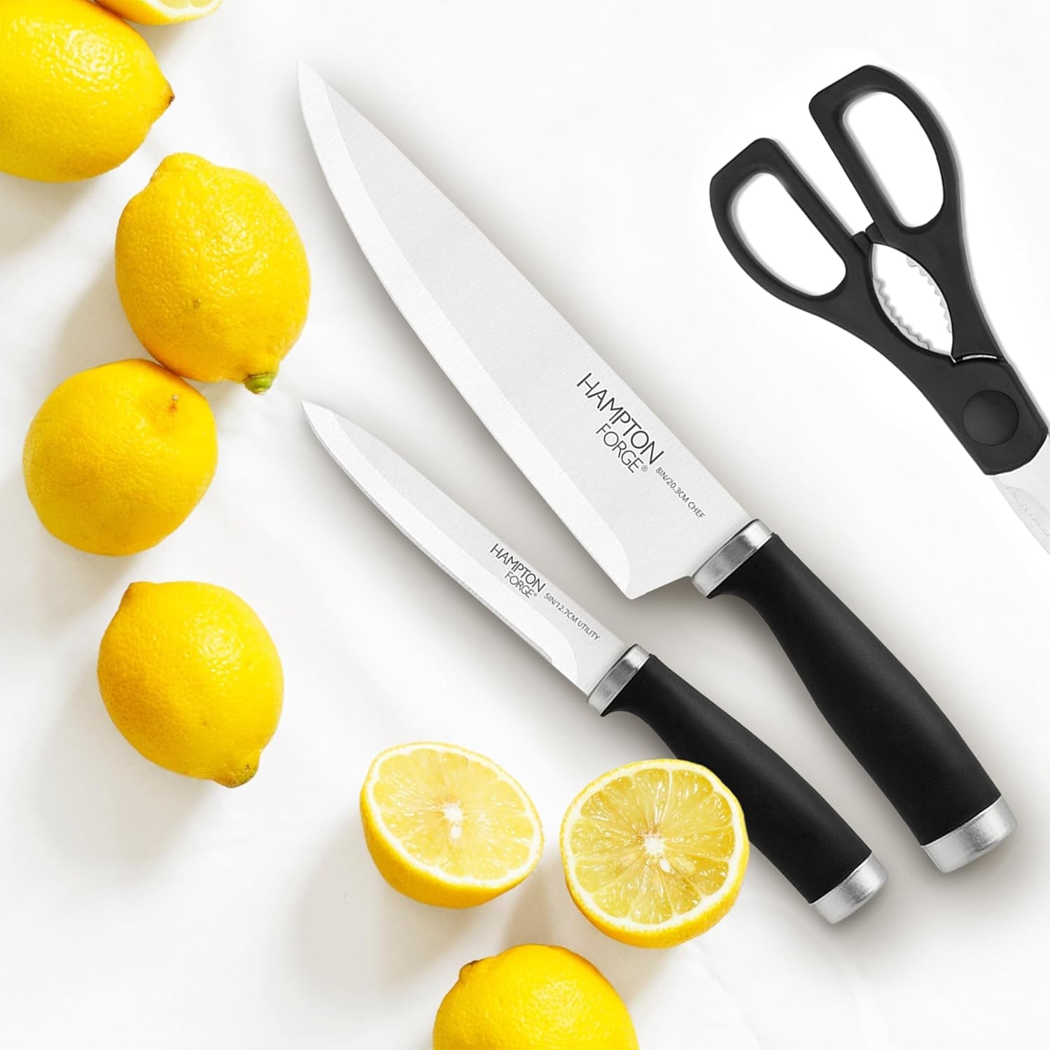 epicure-black-17-piece-kitchen-knife-set-stainless-steel-wood-block-slip-resistant-ergonomic-handles-includes-chef-and-bread-knives-gift-for-women