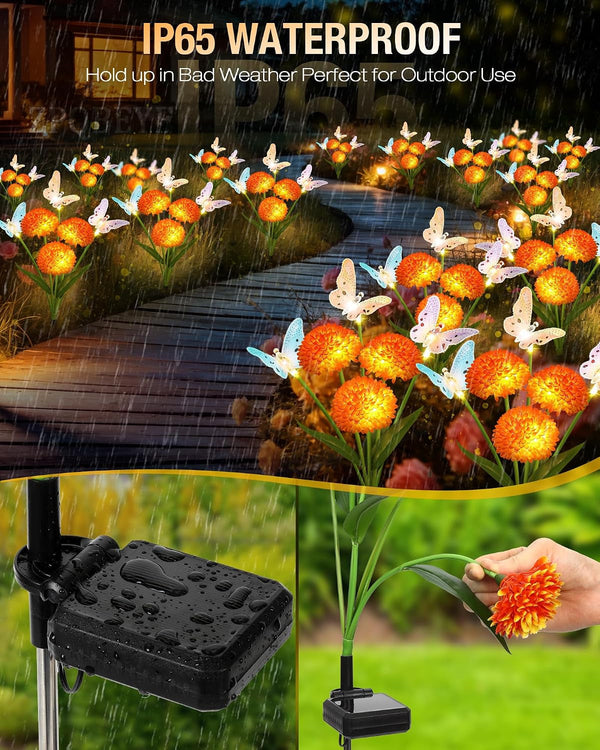 Solar Garden Lights Outdoor Waterproof Decorative 3 Pack5