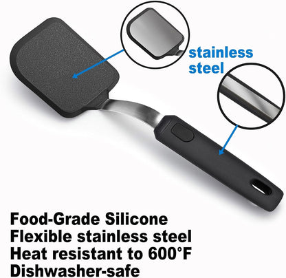 5 Piece Silicone Spatula Set Cooking Utensils Set2