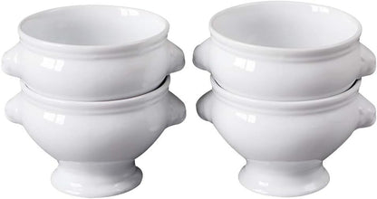 12 Oz Lion Head Ceramic Soup Bowls Set of 4, Porcelain Bowls8