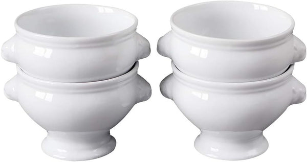 12 Oz Lion Head Ceramic Soup Bowls Set of 4, Porcelain Bowls8