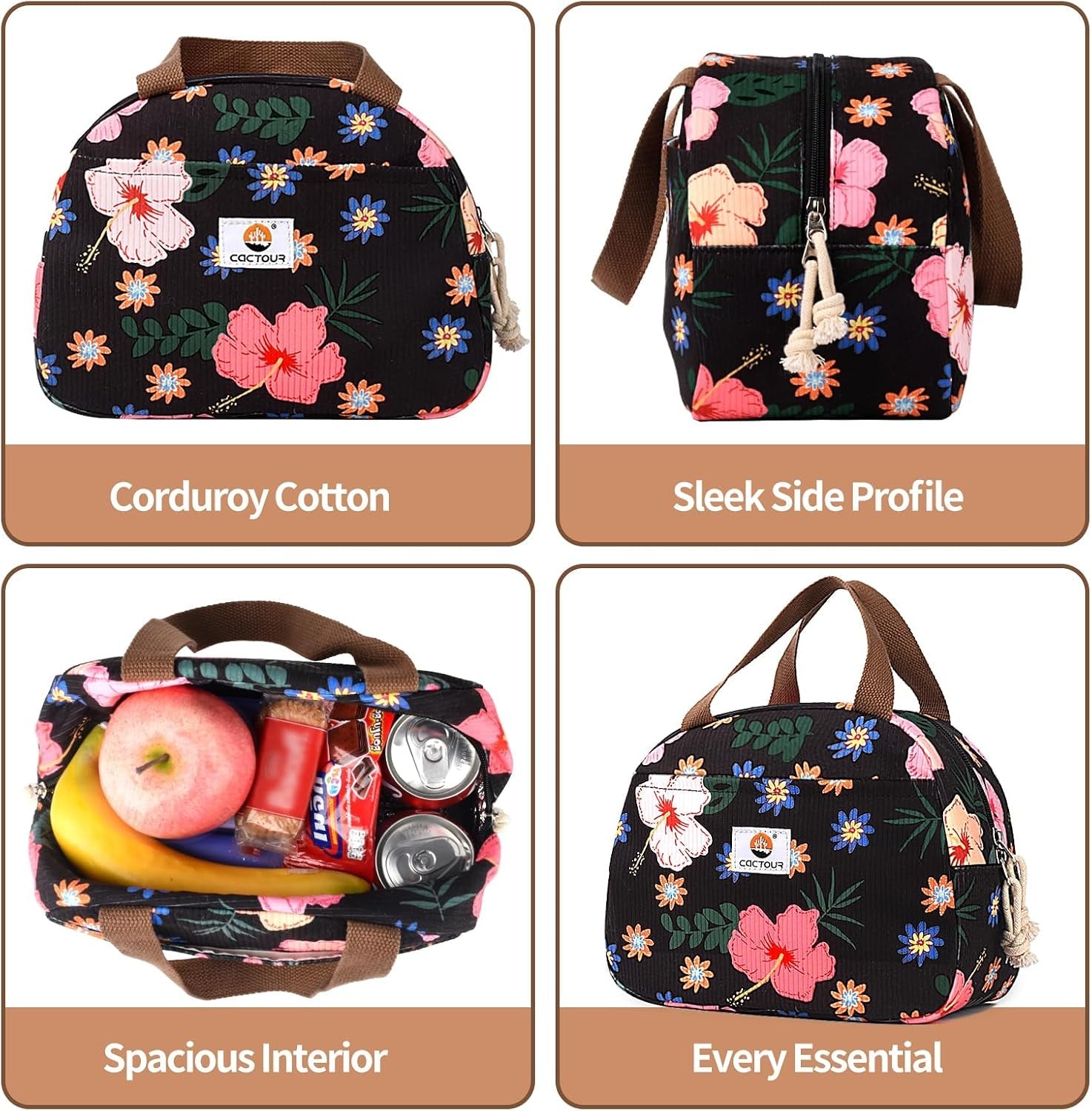 lunch-box-for-women-girls-teens-cute-lunch-box-cooler-bag-portable-insulated-small-lunch-bag-women-reusable-corduroy-lunch-tote-for-work-travel-picnic-school-flower