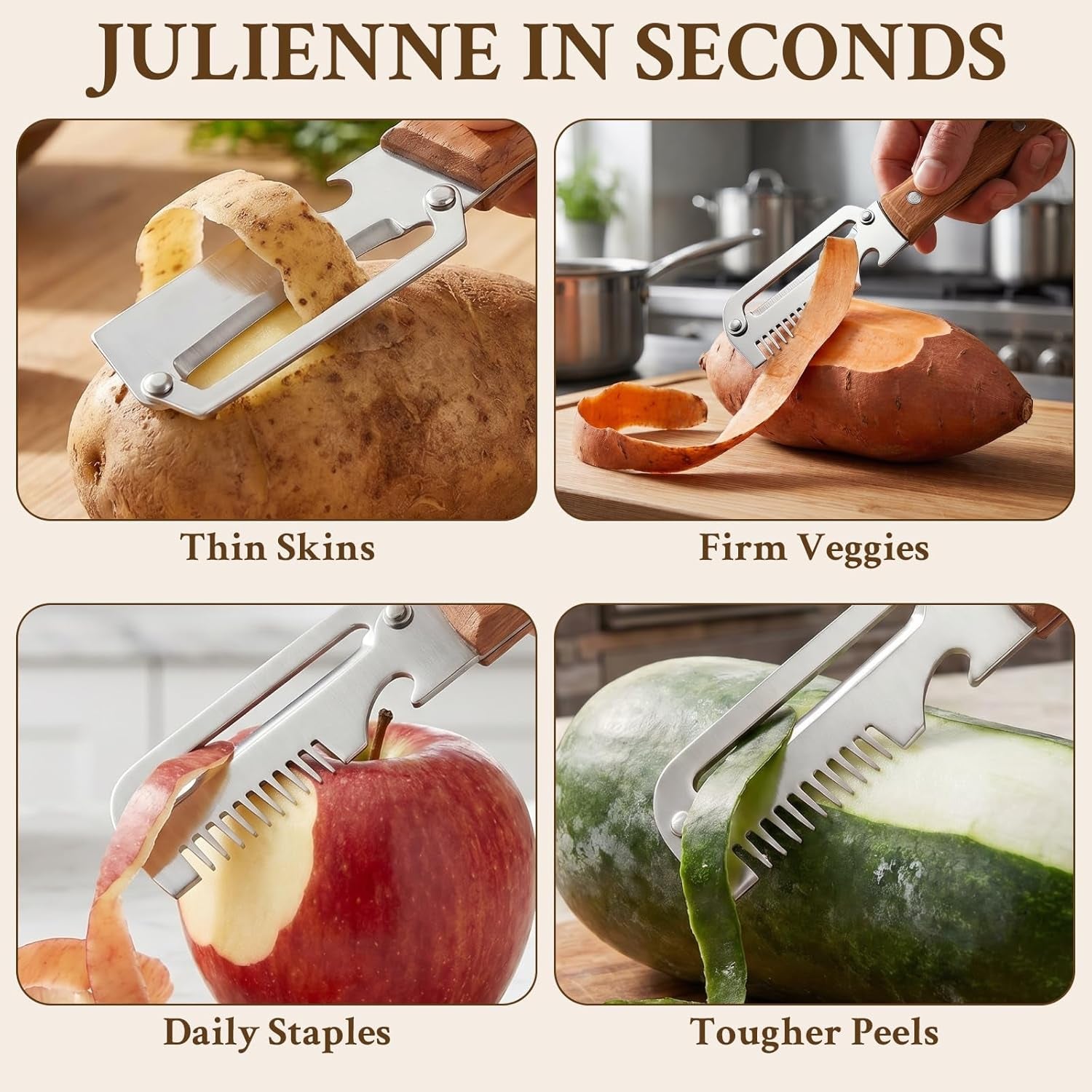 2026-upgrade-vegetable-peeler-and-julienne-peeler-set-stainless-steel-vegetable-peelers-for-kitchen-with-wood-handles-and-bottle-opener-2-pcs-multifunctional-vegetable-peeler-set