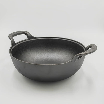 9 Inch Cast Iron Wok with Lid and Handles, Grilling Pan, Use in the Oven, on the Stove, or on the Grill (Wok with Lid 9 Inch)5