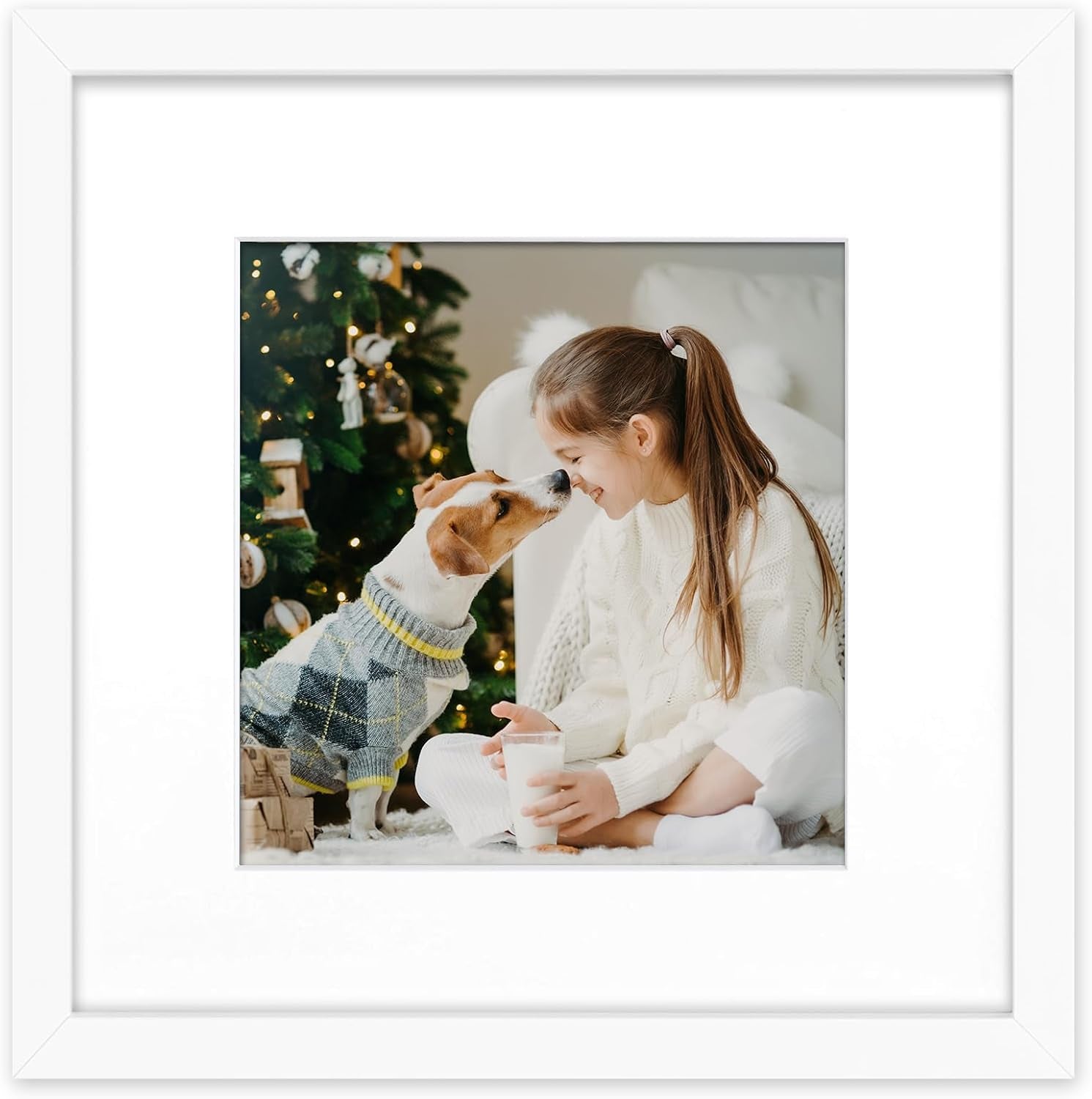 12x12-solid-wood-picture-frame-real-glass-mat-8x8-white