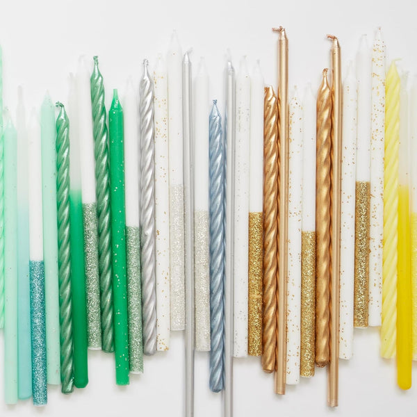 Long Birthday Candles for Cake (Pack of 16)3