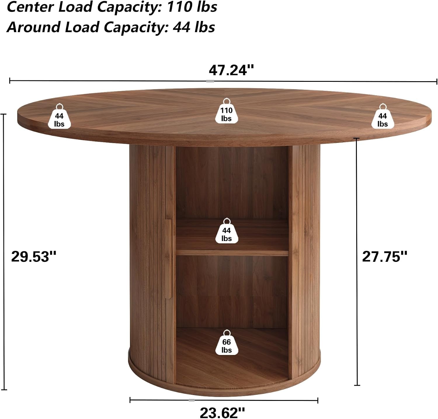47-inch-round-dining-table-for-4-kitchen-table-dinner-table-with-2-layer-storage-shelf-and-wood-slide-door-for-home-dining-room-living-room-walnut