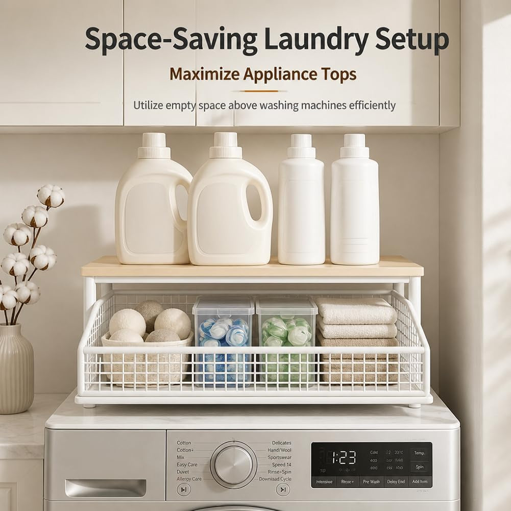 kitchen-countertop-organizer-with-drawers-microwave-oven-rack-natural-wood-microwave-storage-rack-with-pull-out-drawer-basket-space-saving-counter-shelf-rack-for-kitchen-no-installation-required