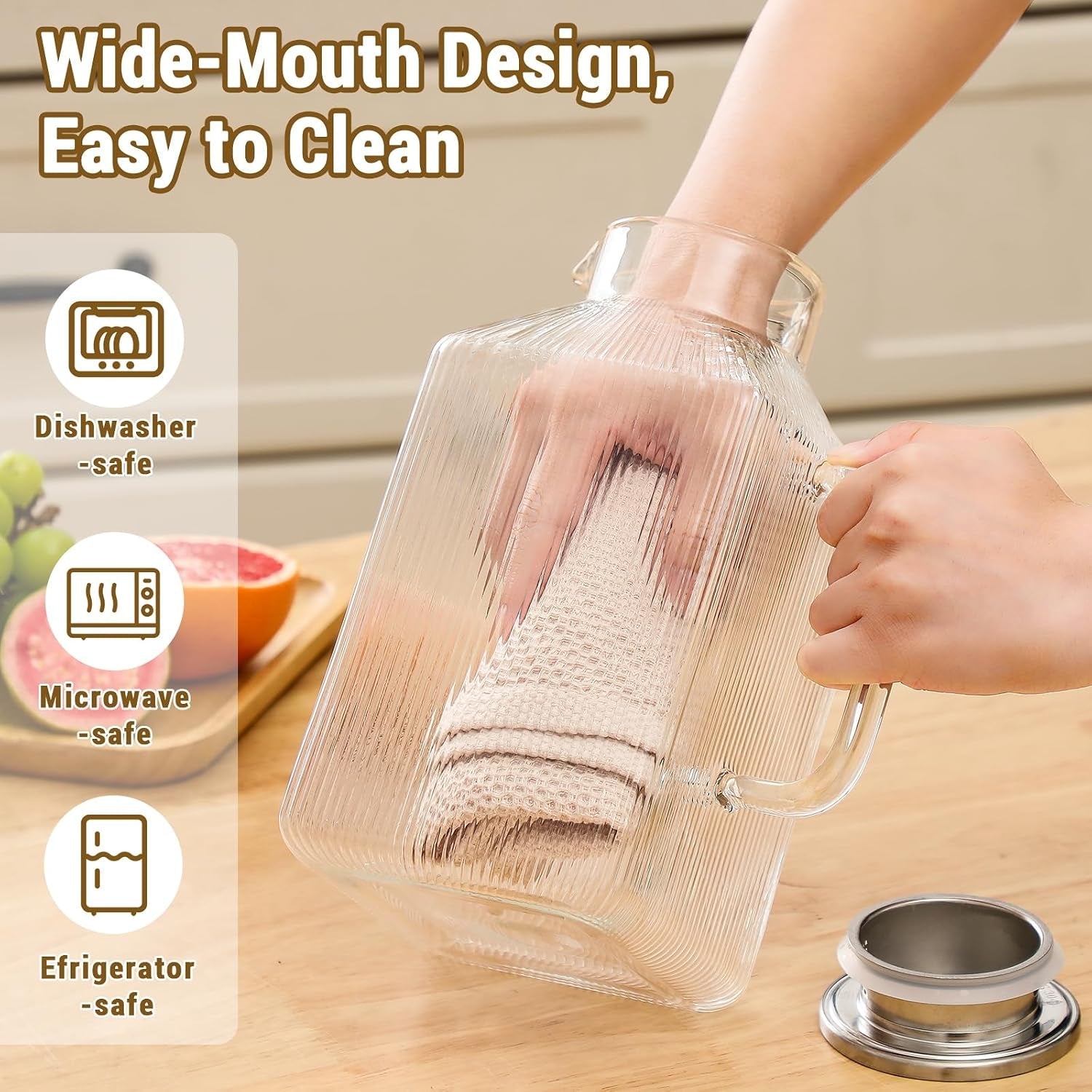 1-gallon-thickened-square-glass-pitcher-with-lid-classic-stripes-water-pitchers-for-fridge-borosilicate-glass-carafe-for-hot-cold-brew-drink-extra-large-jug-with-handle-for-iced-tea-coffee-juice
