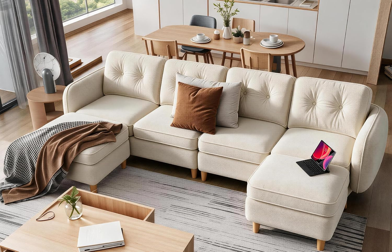 108-u-shaped-modular-cloud-couch-deep-seat-velvet-beige