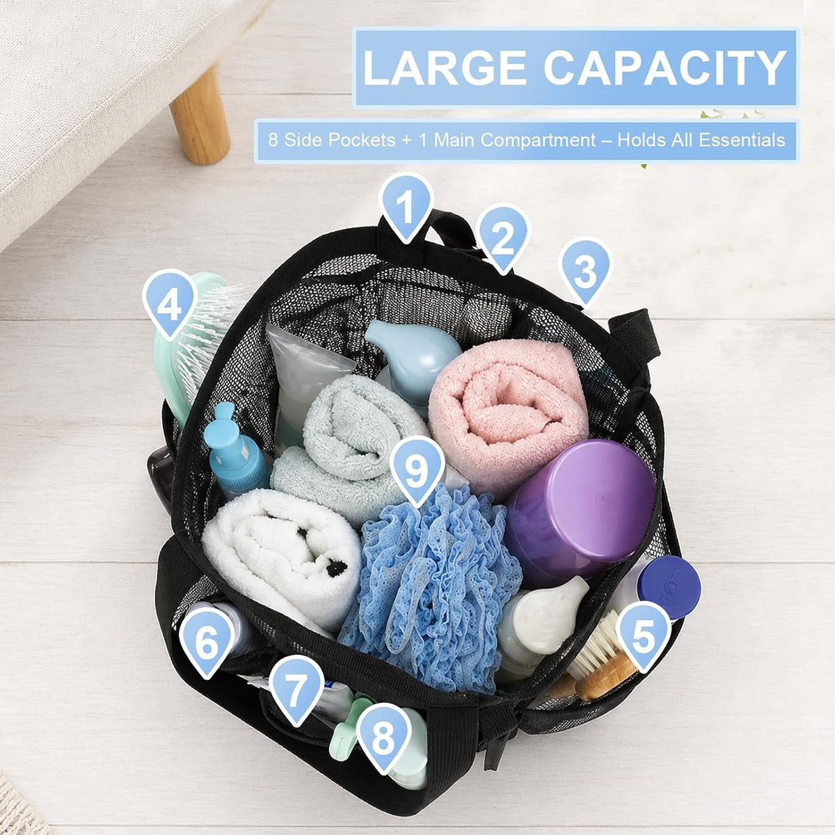 mesh-shower-caddy-portable-with-9-pockets-for-college-dorm-room-essentials