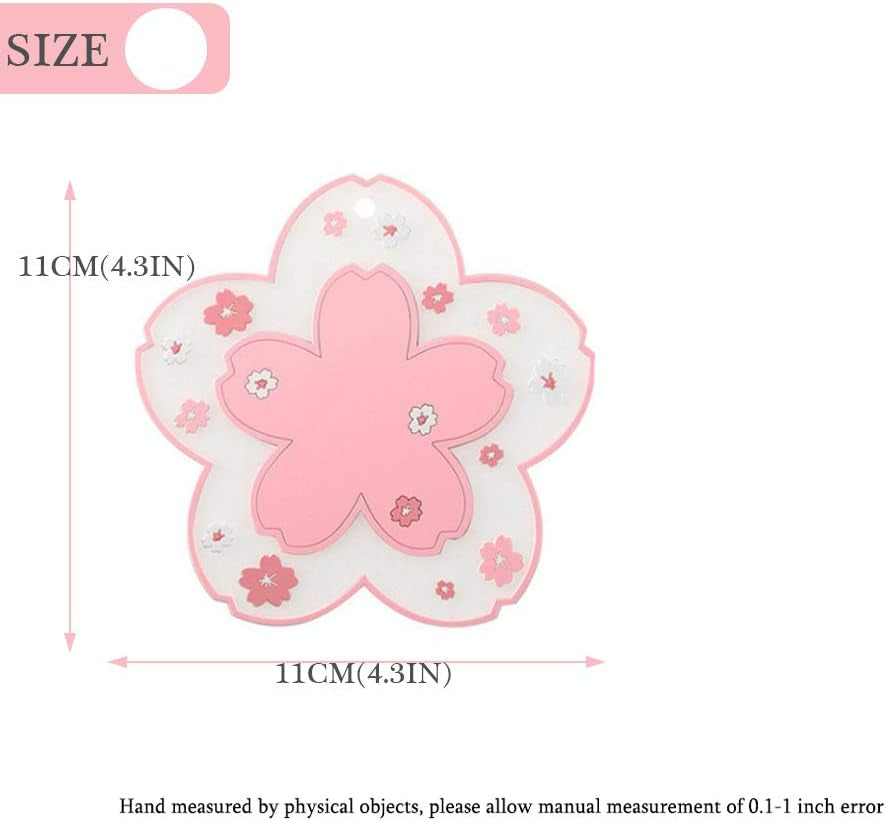 sakura-coffee-cup-mat-kawaii-coaster-2pcs-cute-cherry-blossom-pvc-home-tea-mug-pink-flower-pattern-anti-skid-pot-bowl-pad-placemat-for-desk-drink-table-decor-kawaii-accessories-small