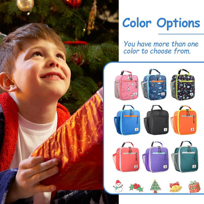 Lunch Box Kids,Premium Insulated Lunchbox for Girls Boys,Soft Mini Cooler Bag Back to School Thermal Reusable Lunch Bag for Work School Picnic (Blue)2