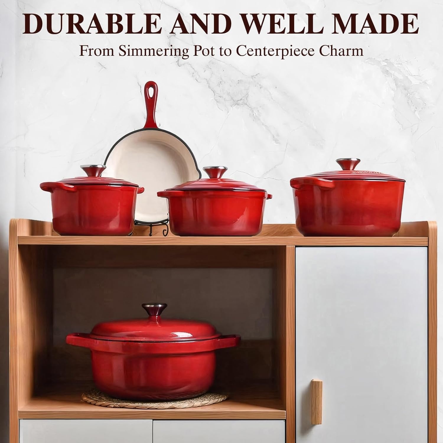 enameled-cast-iron-dutch-oven-5qt-pot-with-lid-cotton-potholders-heavy-duty-cookware-for-bread-baking-braising-stews-roastingred