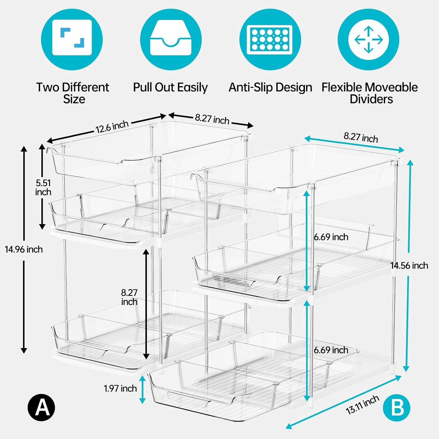 2-sets-of-3-tier-bathroom-under-sink-organizers-and-storage-multi-purpose-stackable-pantry-organization-and-storage-pull-out-clear-kitchen-bathroom-cabinet-organizer-with-movable-dividers