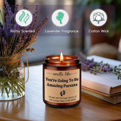 Candles, New Parents Gifts for Couples, Mom to Be, New Dad, First Time2