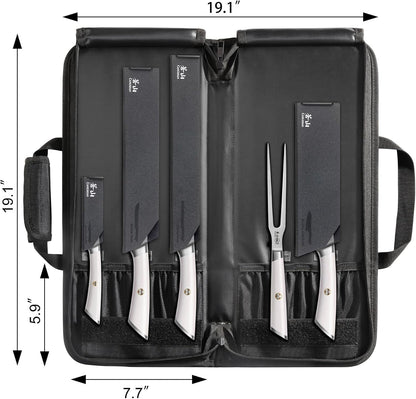 Elbert Series German Steel Forged 6-Piece BBQ Knife Set, White, 10270062