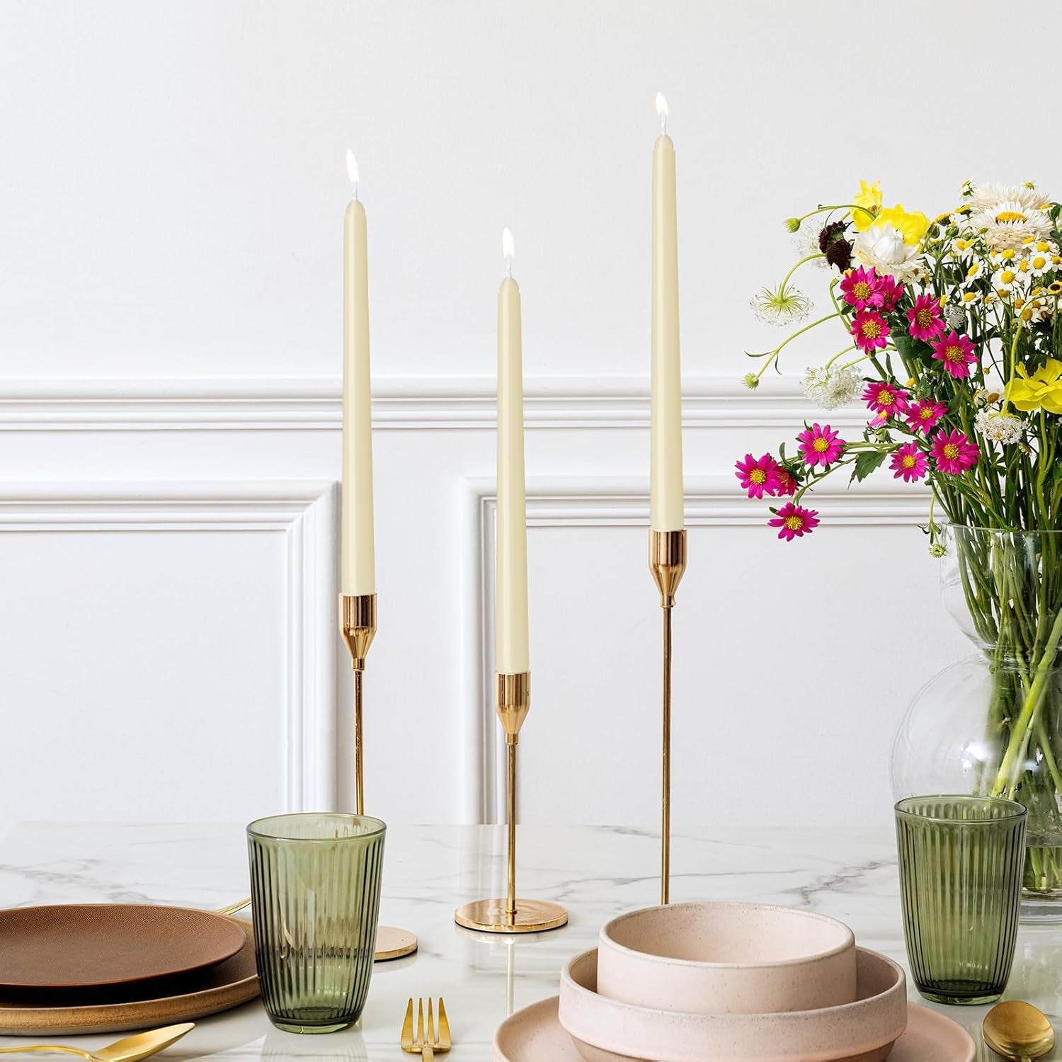 4-pack-ivory-taper-candles-taper-candles-10-inch-dripless-smokeless-unscented-8-hours-long-burning-hand-poured-tall-candlesticks-ideal-for-weddings-dinner-parties-and-home-decor