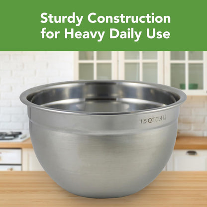 , Bowl Mixing Stainless Steel 1.5 Quart4