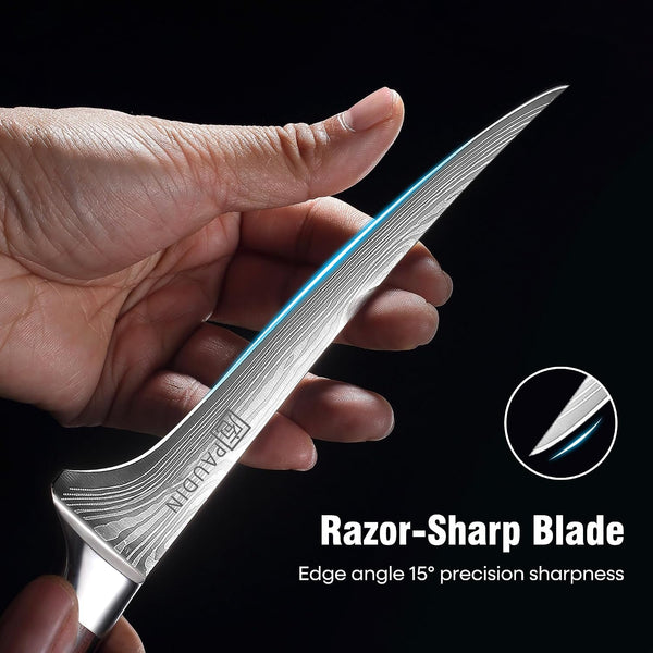 Fillet Knife,7 Inch Boning Knife, Sharp Fish Knife3