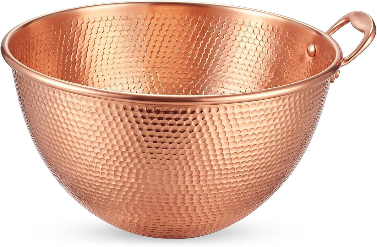 5-qt-large-hammered-pure-copper-mixing-bowl-with-handle