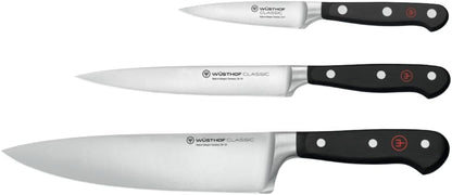 WÜSTHOF Classic 3-Piece Chef'S Knife Set, Black1