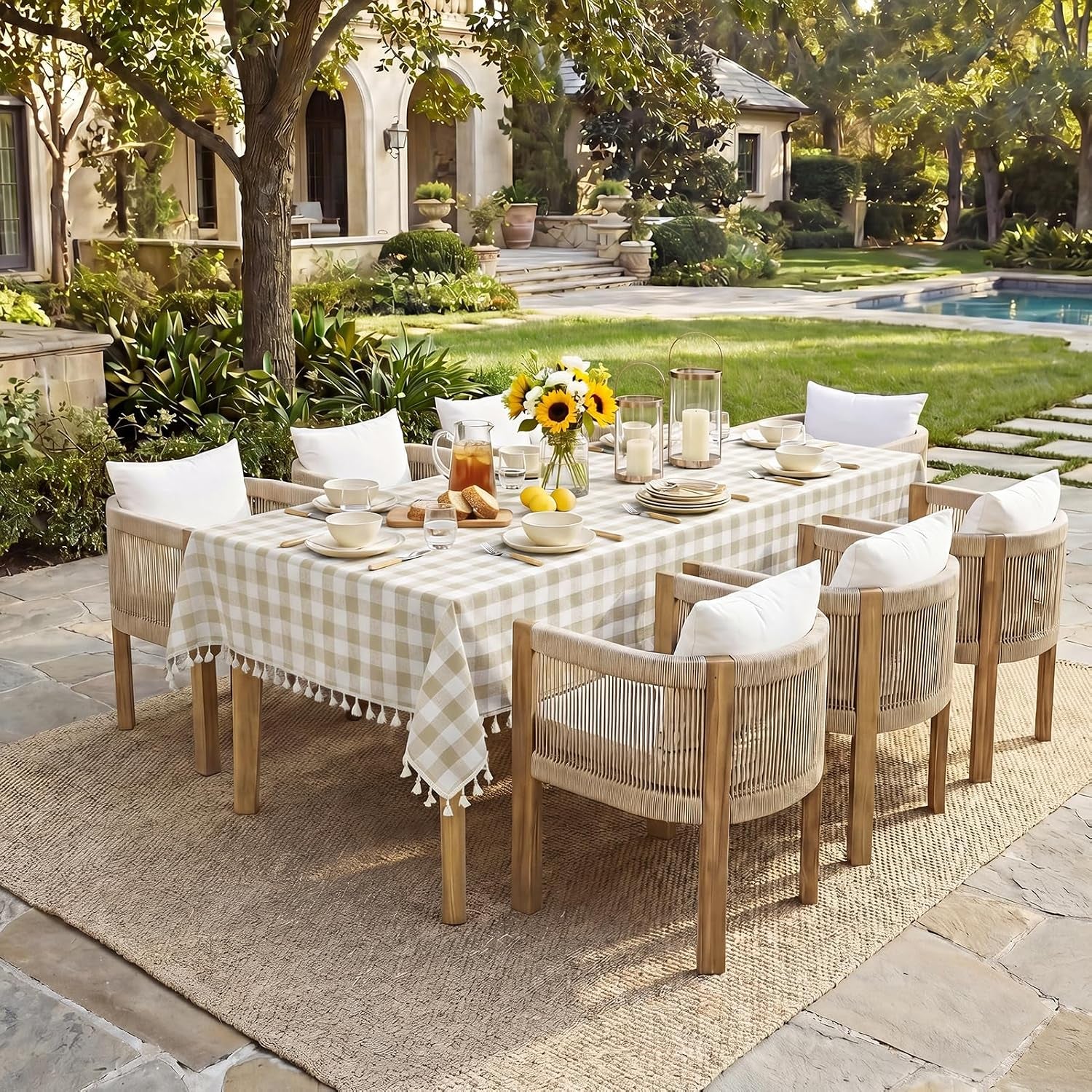 checkered-tablecloth-rectangle-outdoor-linen-cotton-gingham-table-cloth-with-tassel-heavy-duty-wrinkle-free-buffalo-plaid-table-cover-for-kitchen-dining-summer-party-55-x-84-inch-beige