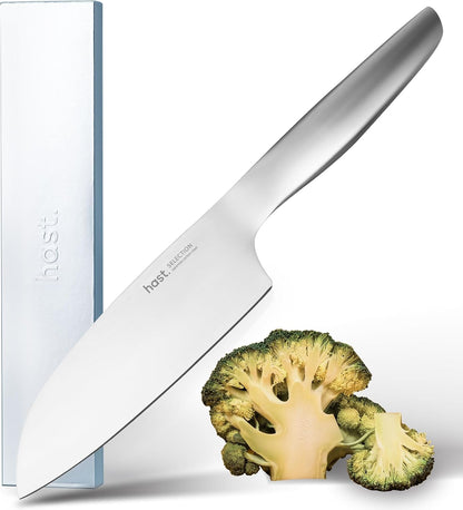 6.3-Inch Santoku Knife, Ultra-Sharp, Premium Japanese Carbon Steel, Lightweight, Ergonomic & Award-Winning Design1
