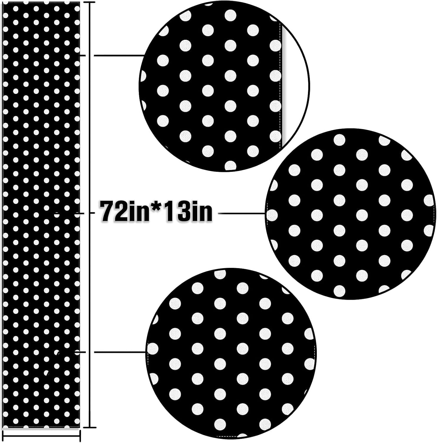 black-and-white-polka-dot-table-runner-cartoon-birthday-party-decoration-baby-shower-dining-room-home-kitchen-table-decor-black-13-x-72