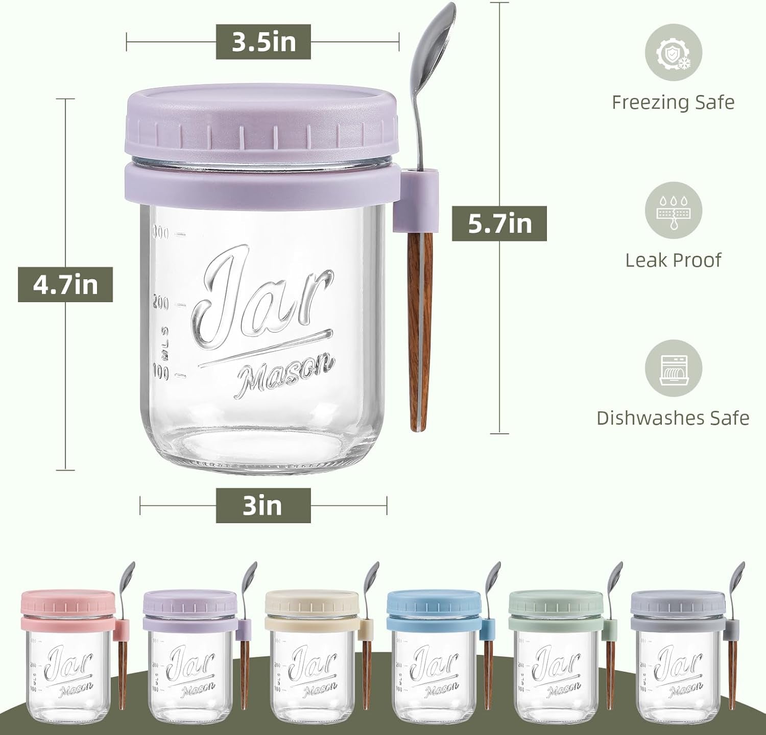 6-pack-overnight-oats-containers-with-lids-and-spoons-16-oz-glass-mason-overnight-oats-jars-large-capacity-airtight-jars-for-milk-cereal-fruit