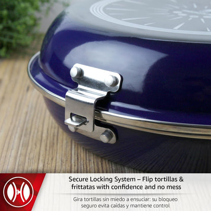 Frittata 9.4-Inch Nonstick Double Sided Frying Pan, All-Stovetops Compatible, Dishwasher Safe – Ideal for Spanish Tortilla6